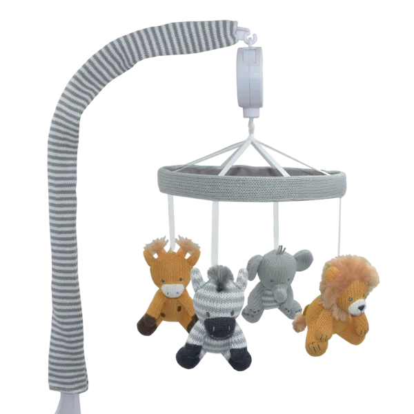 Savannah Babies Knitted Musical Cot Mobile Baby Nursery