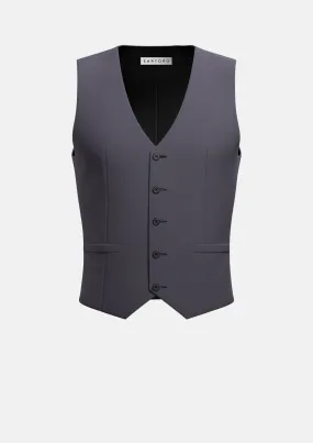 Shadow Grey Cotton Vest