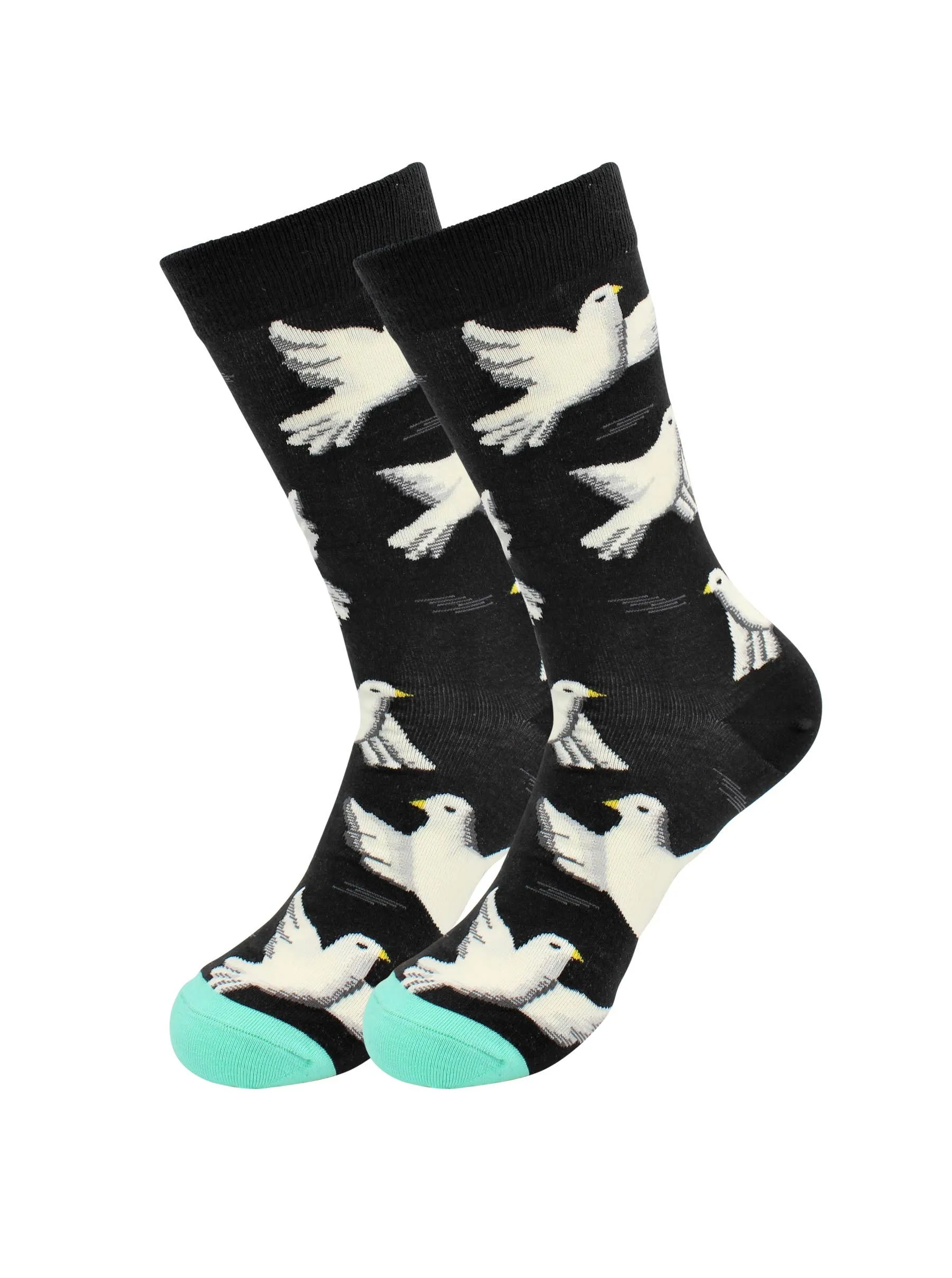 Sick Socks – Doves – Vintage Casual Dress Socks