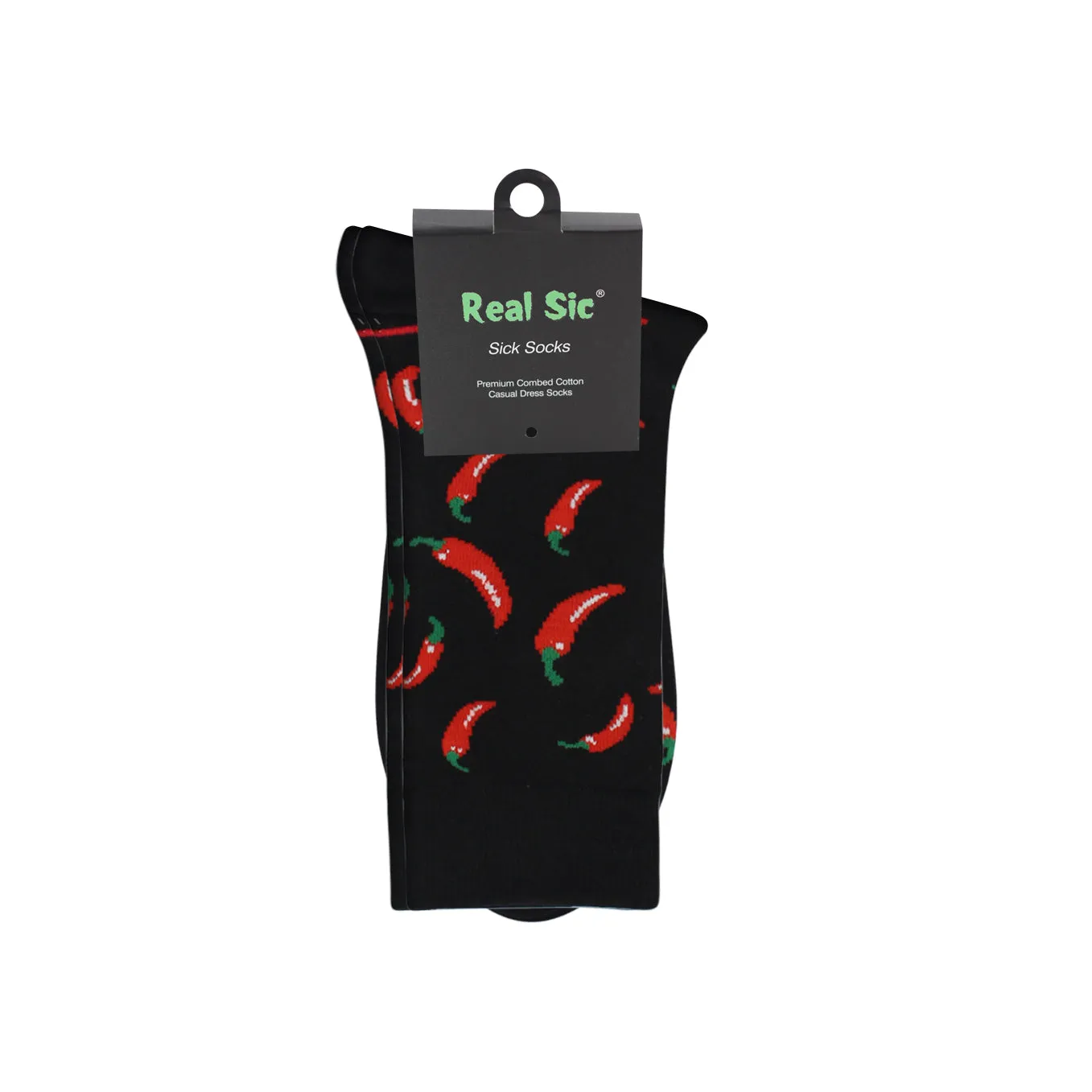 Sick Socks – Red Chili Pepper - Favorite Food Dress Socks