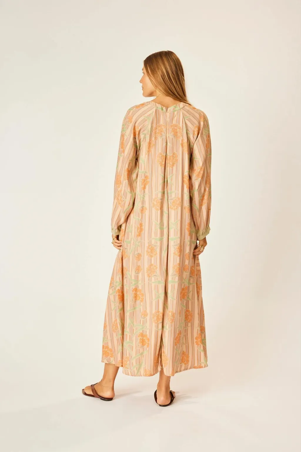 Silk Print Fiore Dress