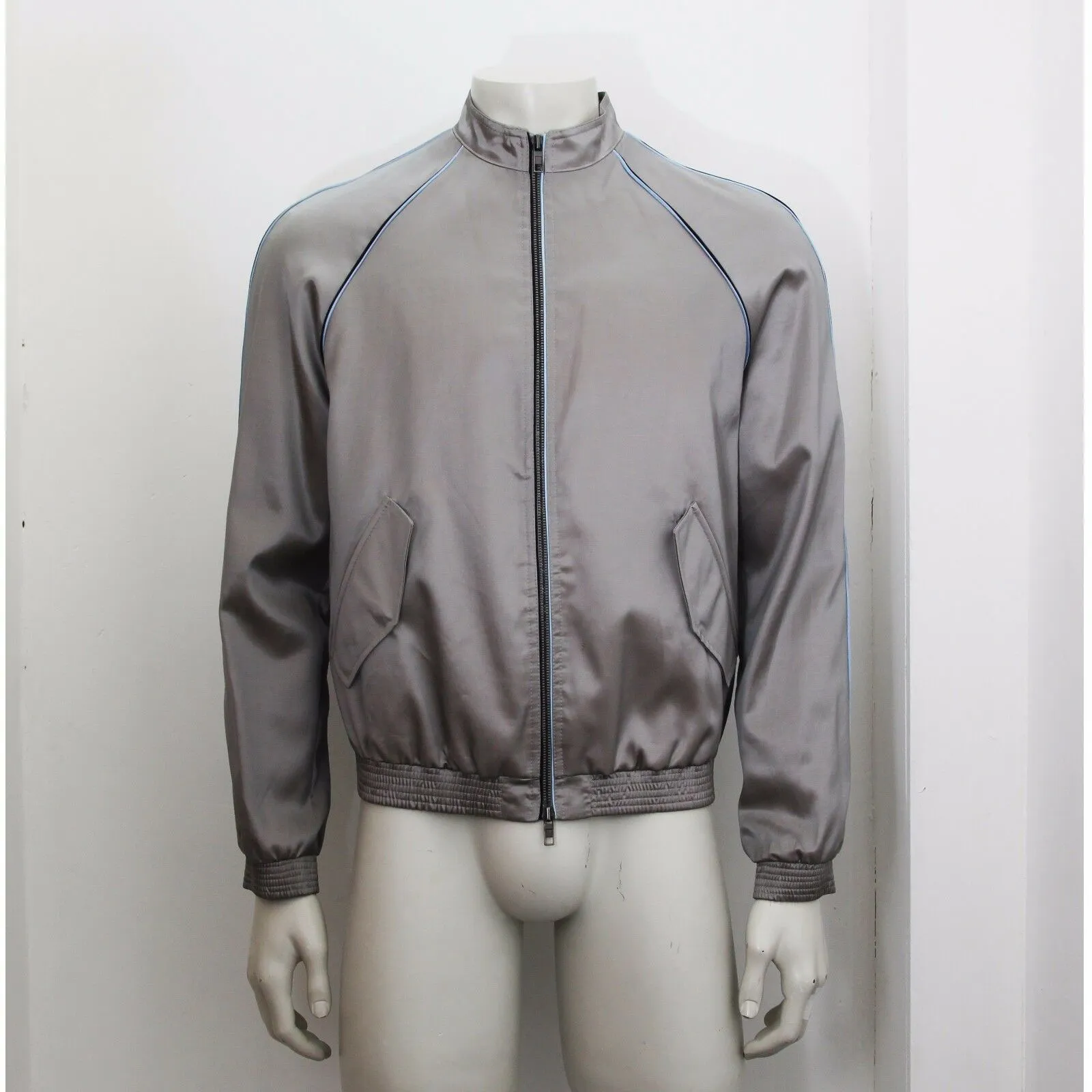 Silver Sukajan Souvenir Style Jacket