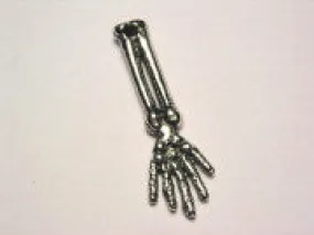 Skeleton Arm Genuine American Pewter Charm