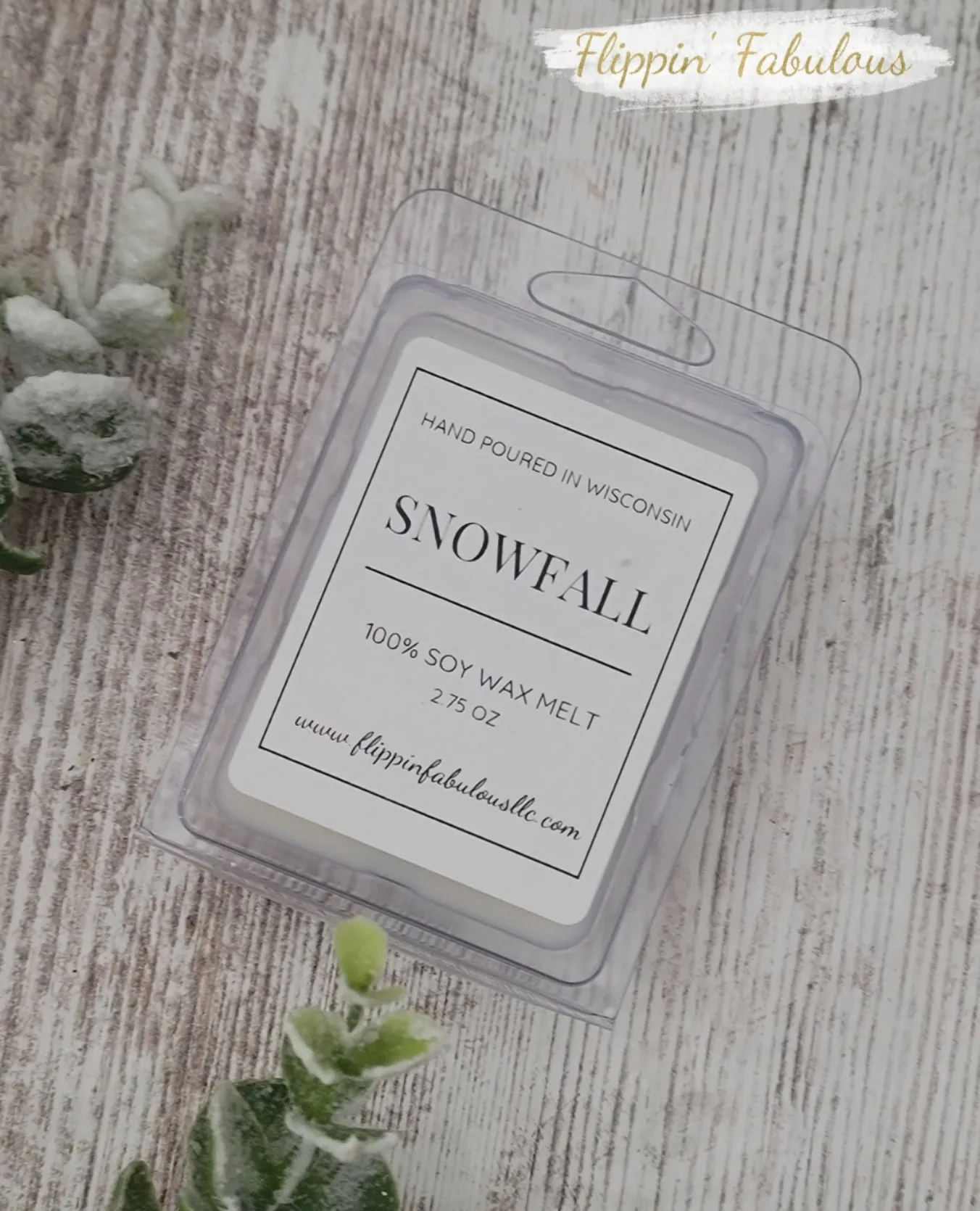 Snowfall Soy Wax Candle-Multiple Sizes Available