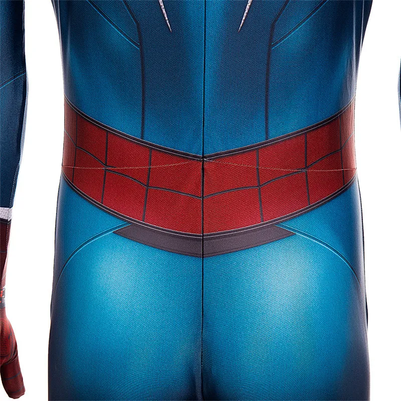 Spider Man 2 PS5 Peter Parker Cosplay Costume Spiderman Superhero Jumpsuit Bodysuit Suit