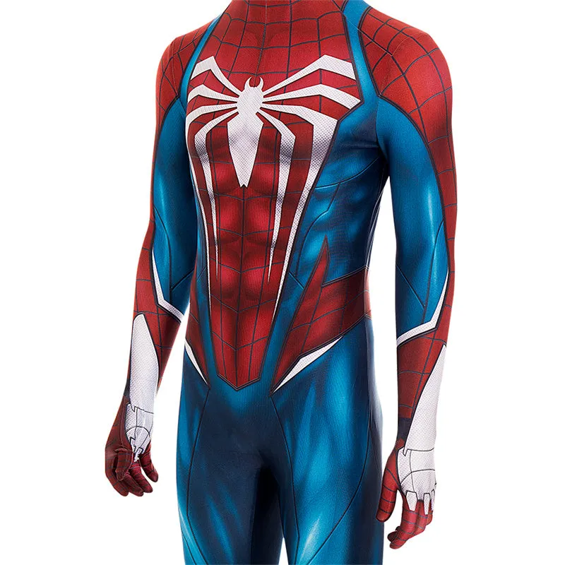 Spider Man 2 PS5 Peter Parker Cosplay Costume Spiderman Superhero Jumpsuit Bodysuit Suit