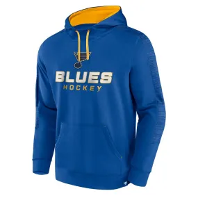 ST. LOUIS BLUES FANATICS POLY FLEECE HOODIE - ROYAL