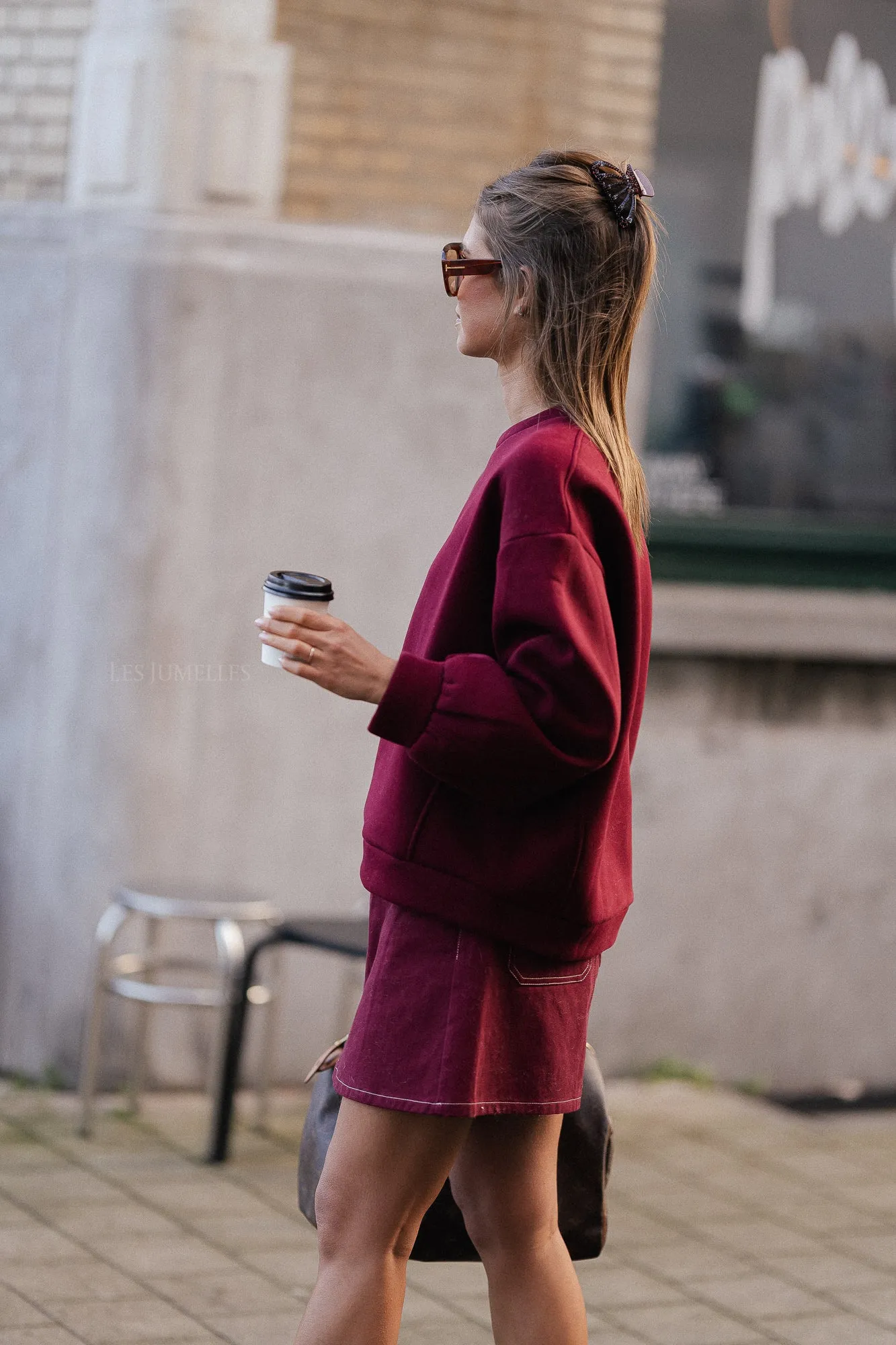 Stella sweater burgundy