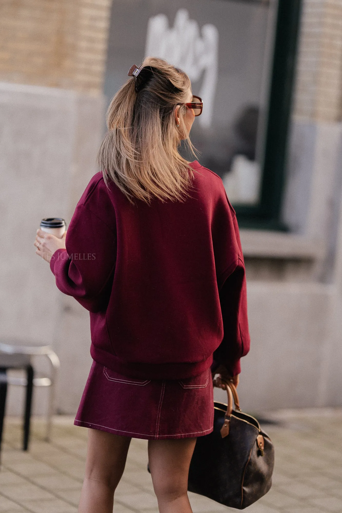 Stella sweater burgundy