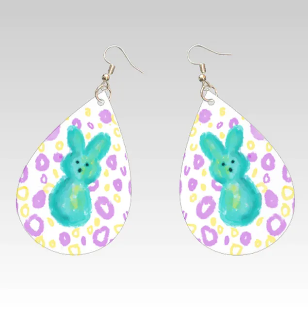 Sublimation Teardrop Earrings