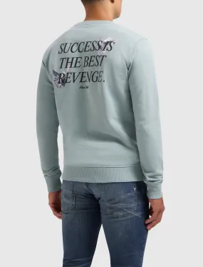 Success Sweater | Blue Grey