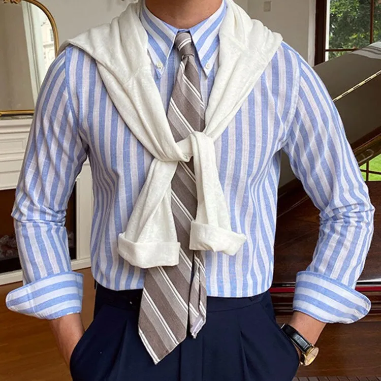 Summer Formal Striped Shirt