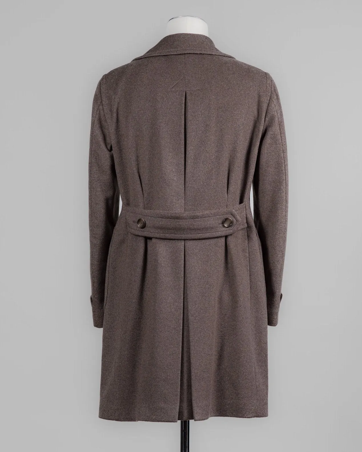 Tagliatore Double-Breasted Cashmere Overcoat / Taupe