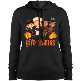 Thanksgiving Ladies' Pullover Hooded Sweatshirt