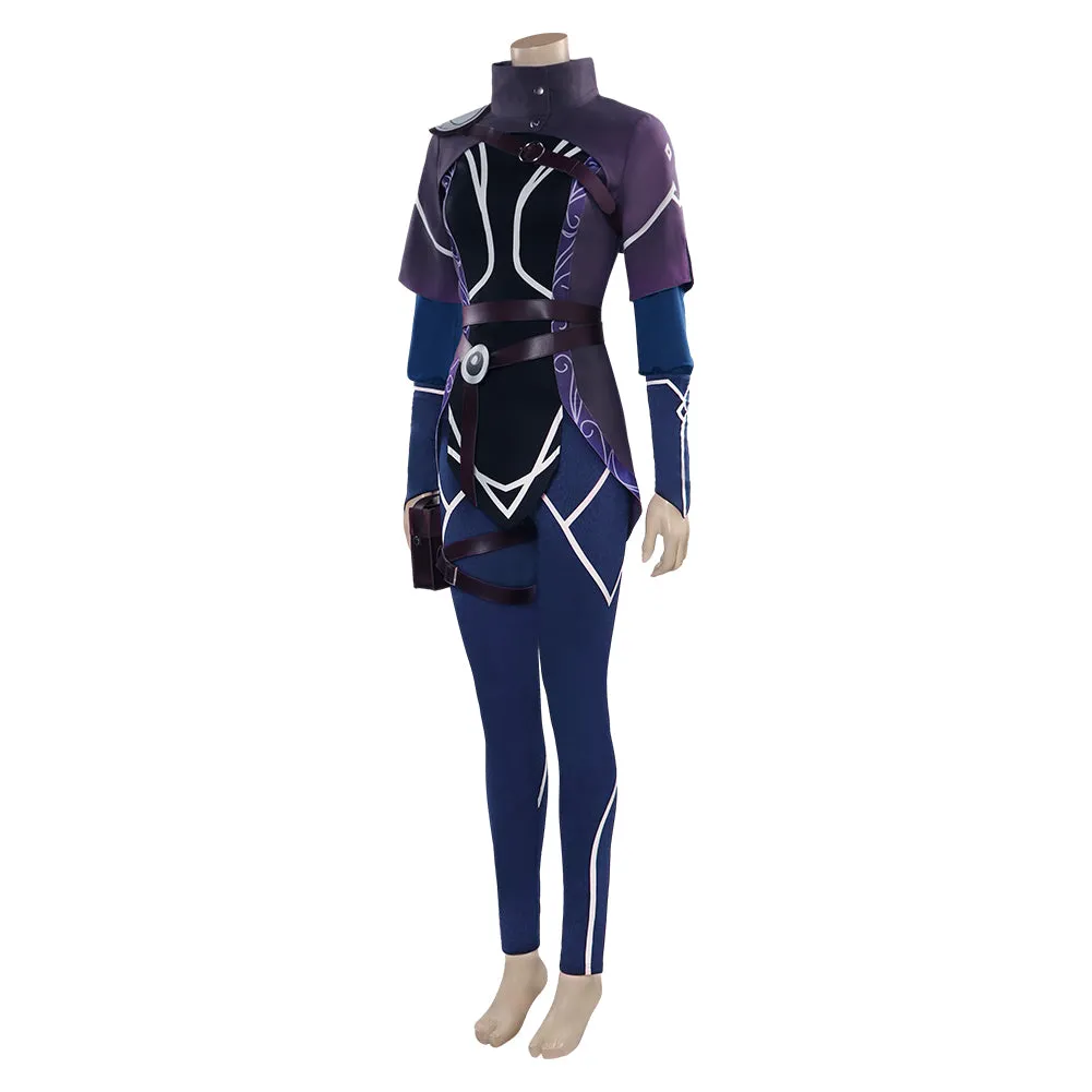 The Dragon Prince Rayla Jumpsuit Outfits Party Carnival Halloween Cosplay Costume