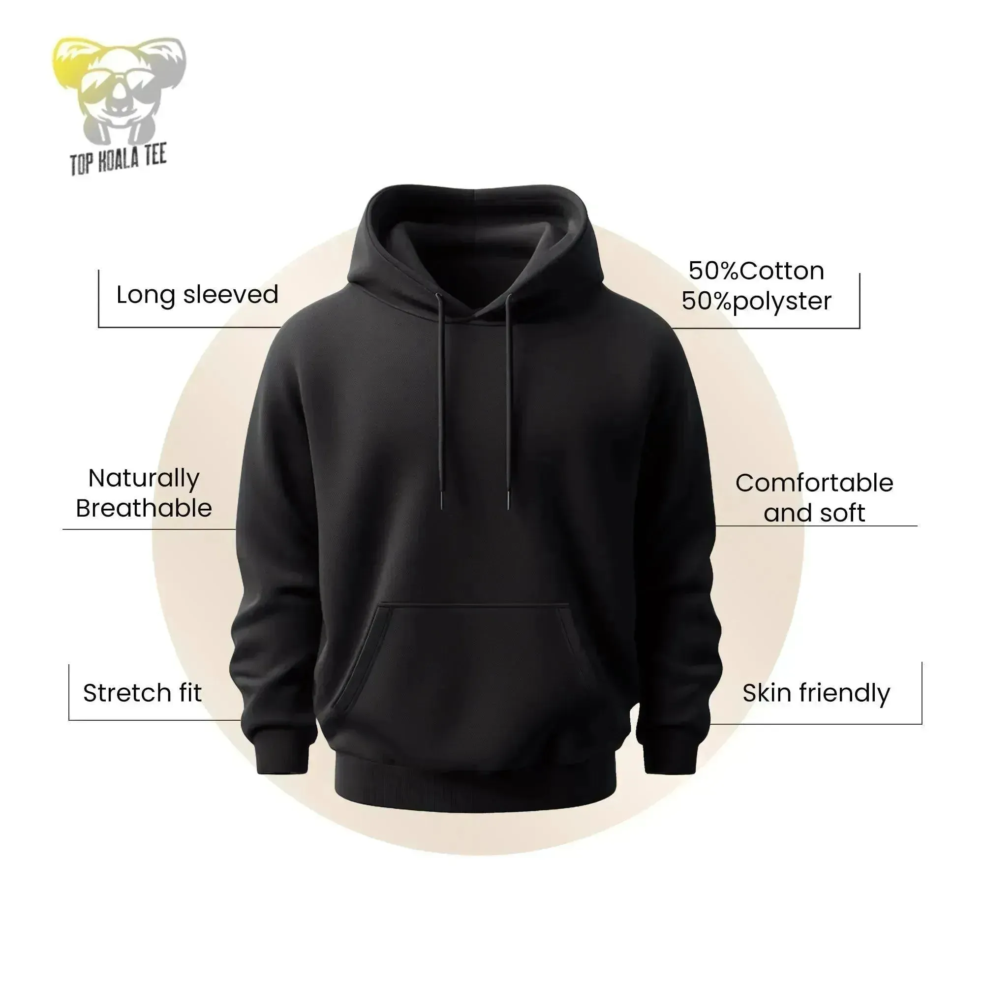 The Jeffersons Hoodie Animated Cast DTG Printed Blended Cotton Premium Pullover