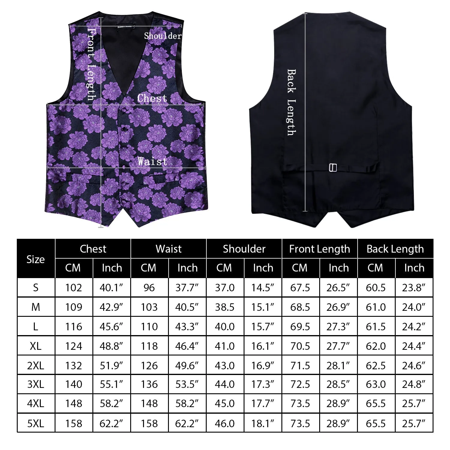 Thistle Purple Solid Jacquard Silk Men's Vest Bow Tie Set Waistcoat Suit Set