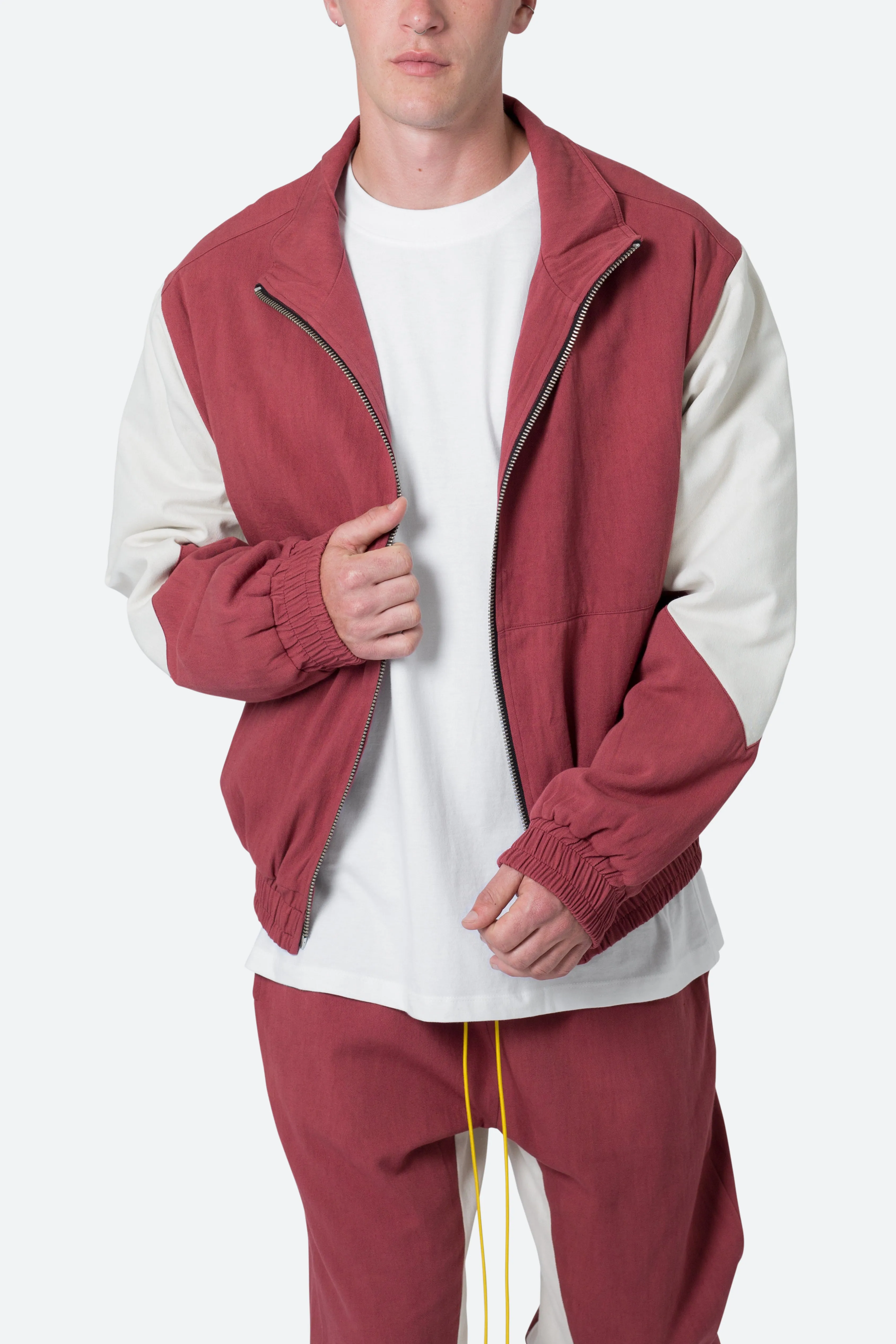 Twill Racing Jacket - Rust