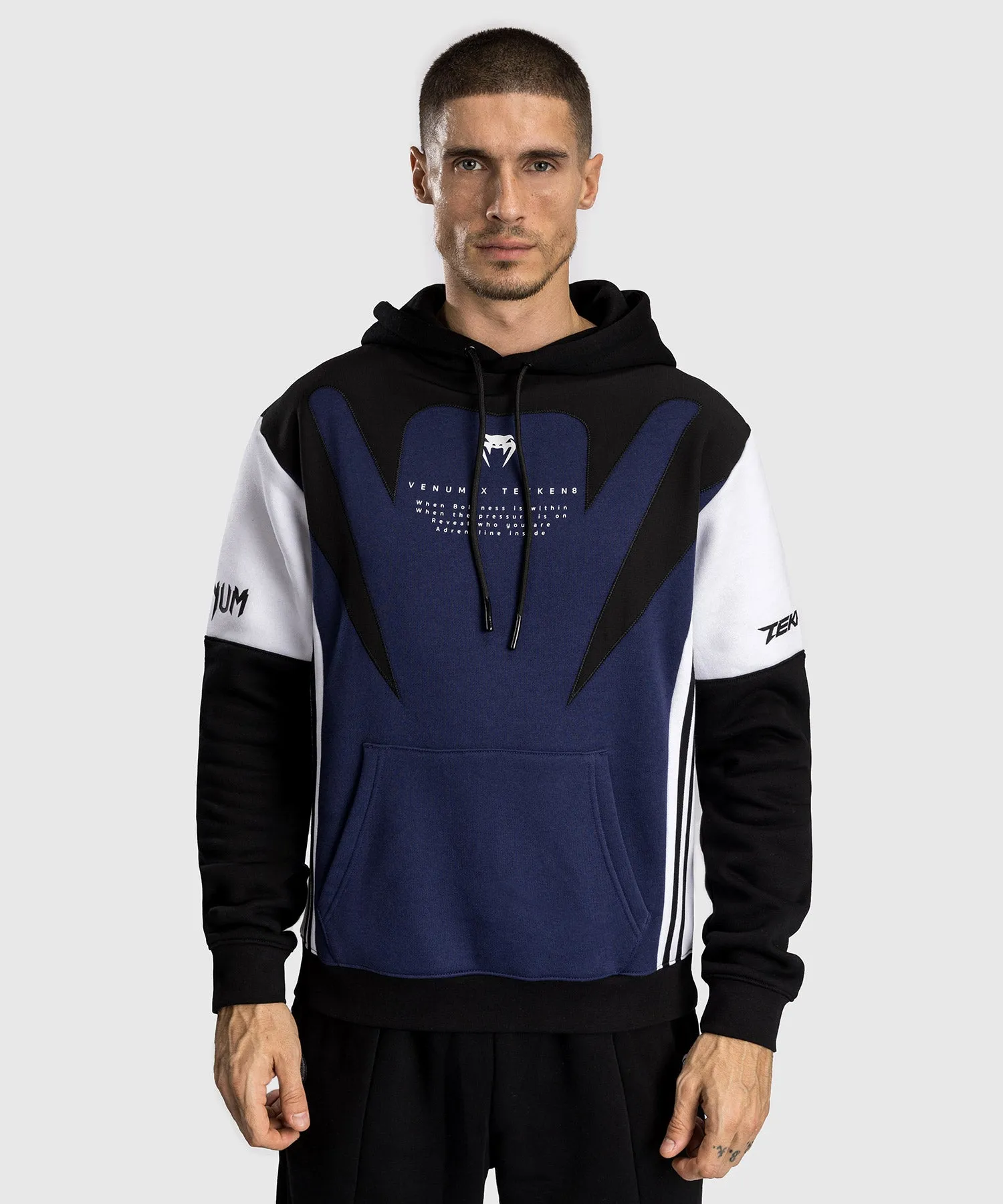 Venum x TEKKEN 8 - Jin Kazama Hoodie - Blue/Black/White