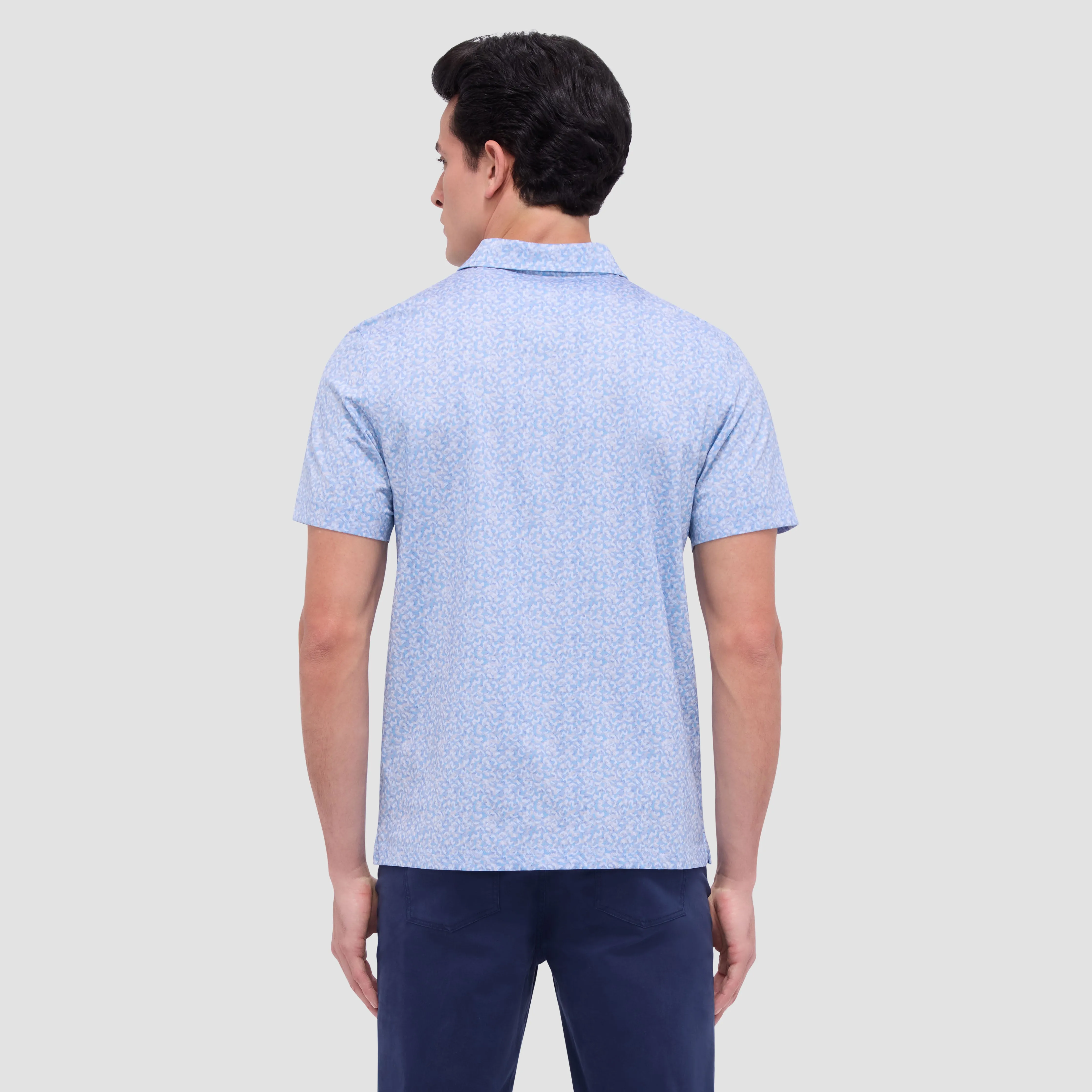 Vincent Double Sided Abstract/Solid OoohCotton Polo