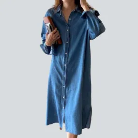 Vintage light wash jeans dress