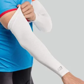 White Coldflash UPF Sun Sleeves