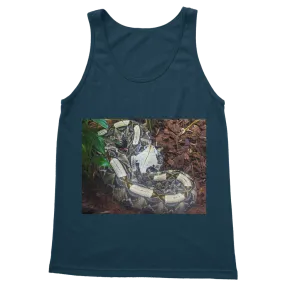 White Snake Classic Adult Vest Top