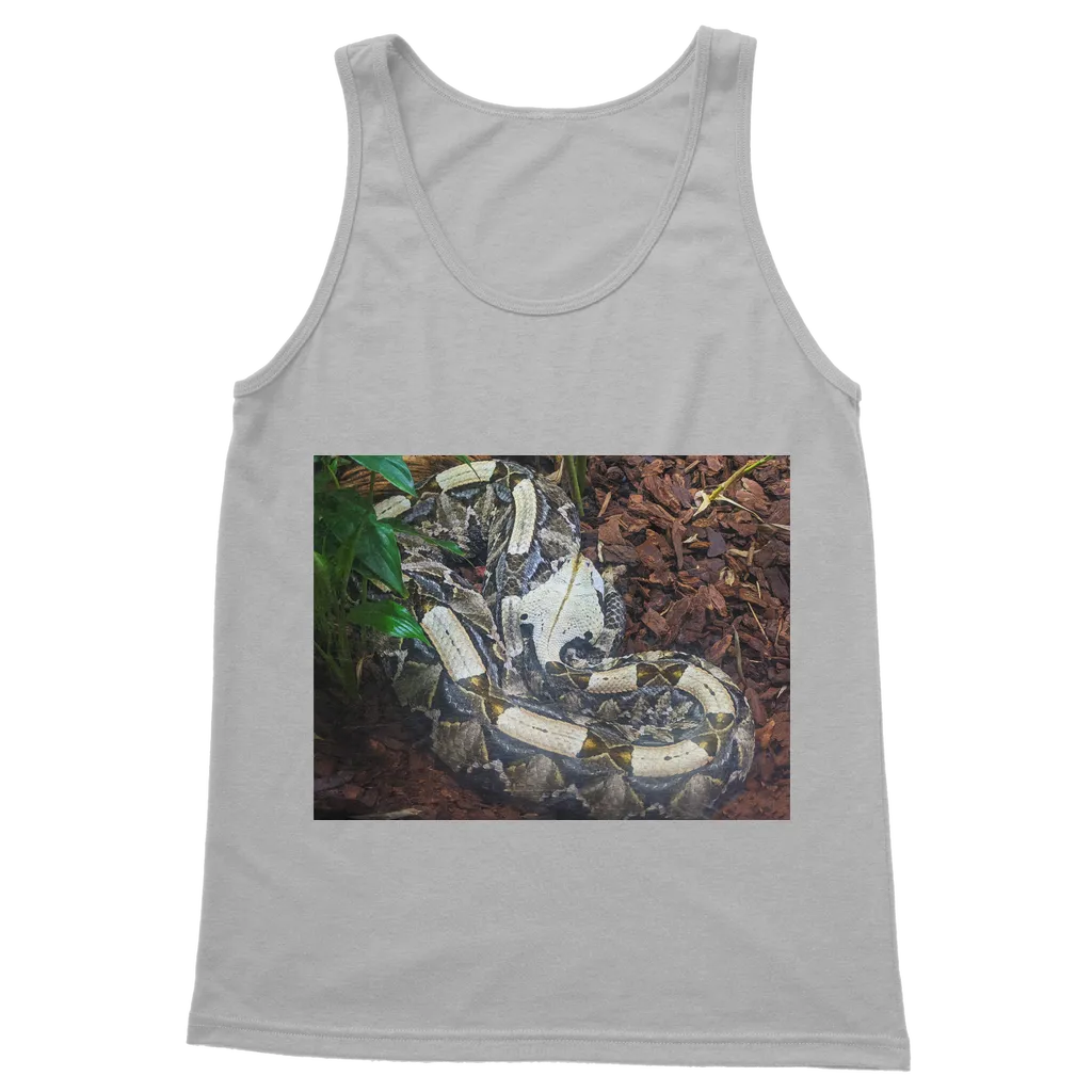 White Snake Classic Adult Vest Top