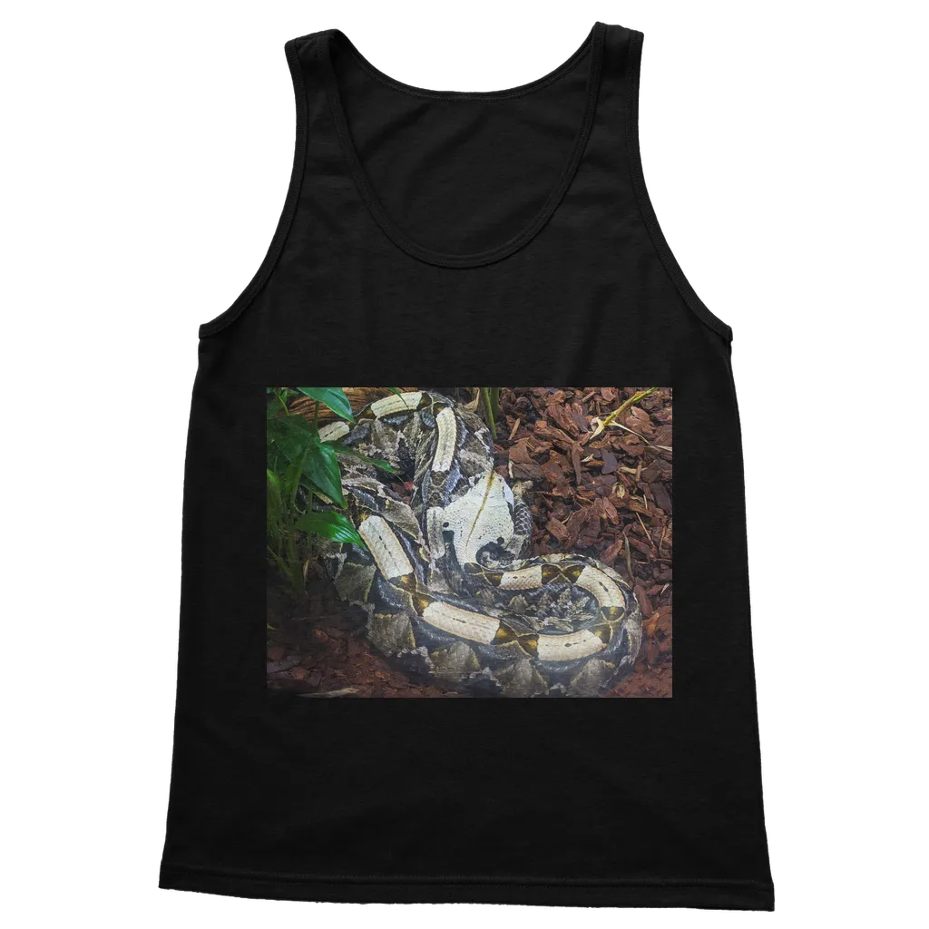 White Snake Classic Adult Vest Top