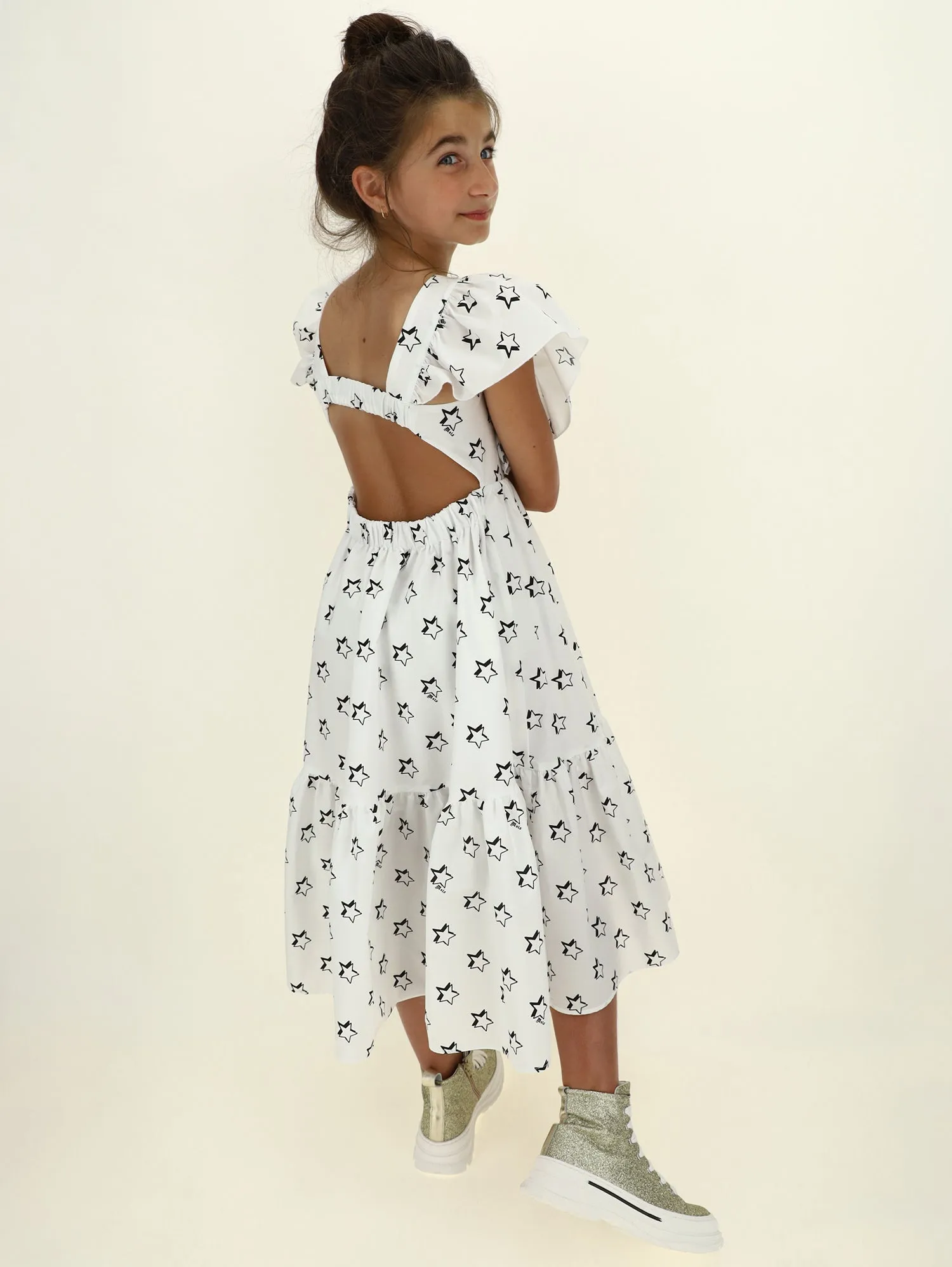 White Stars Maxi Dress