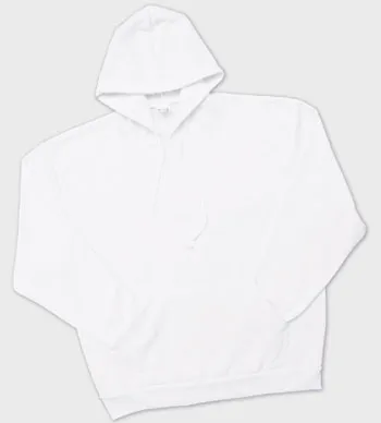 WHITE SUBLIMATION VAPOR ADULT HOODIE