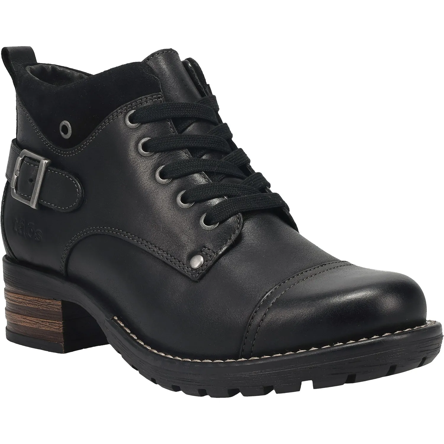 Women's Taos Mini Crave Black Leather