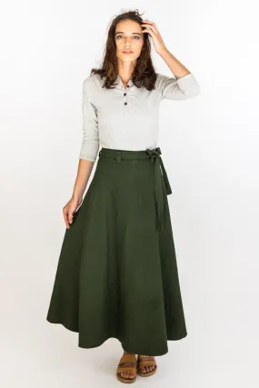 Wrap Skirt - Green