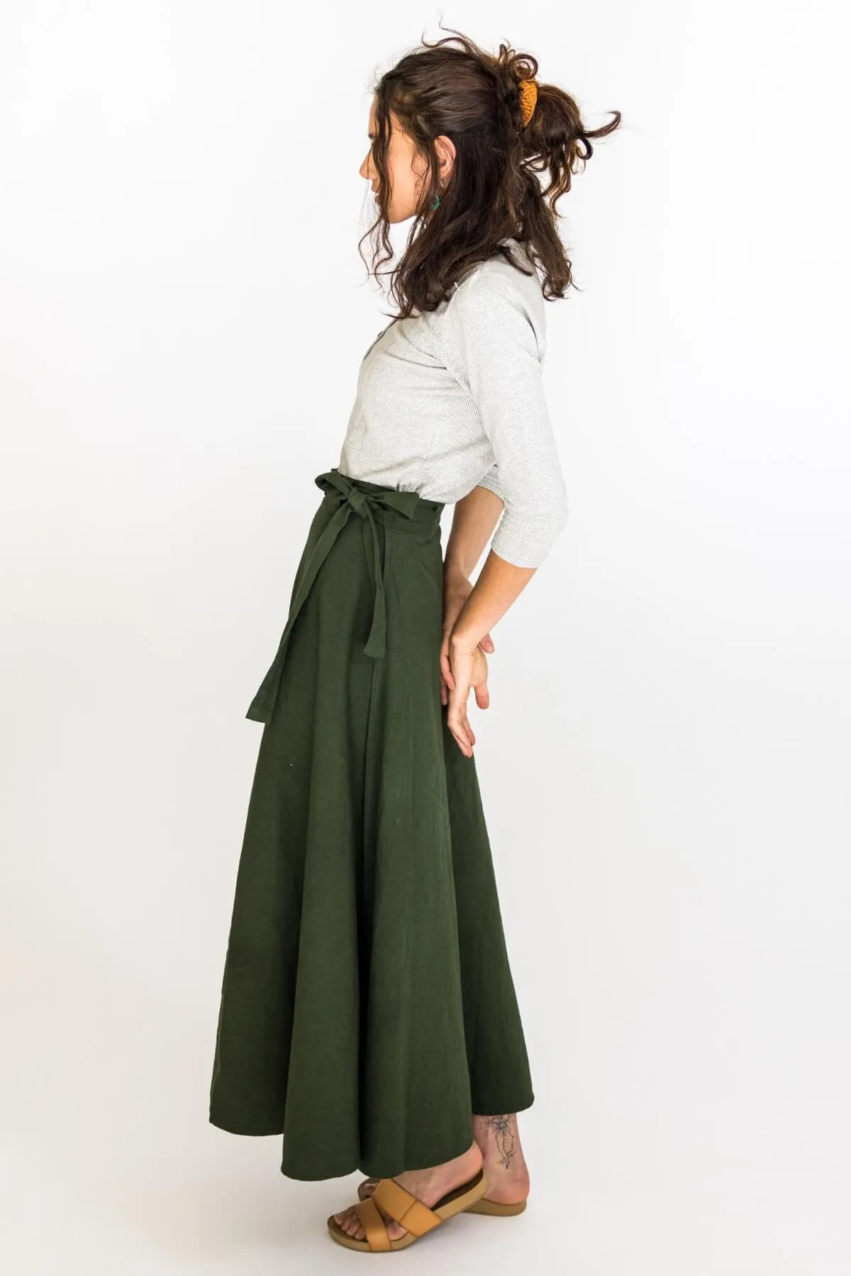 Wrap Skirt - Green