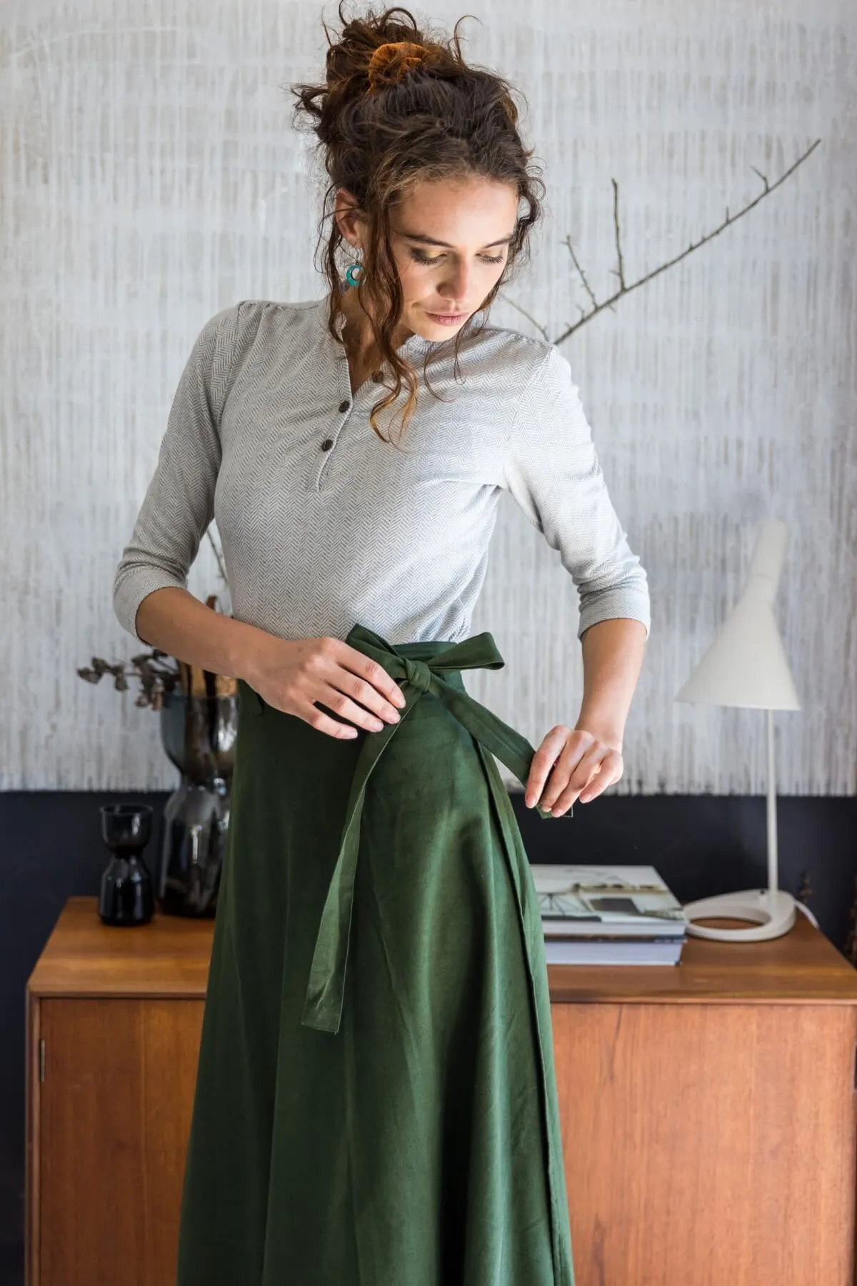 Wrap Skirt - Green