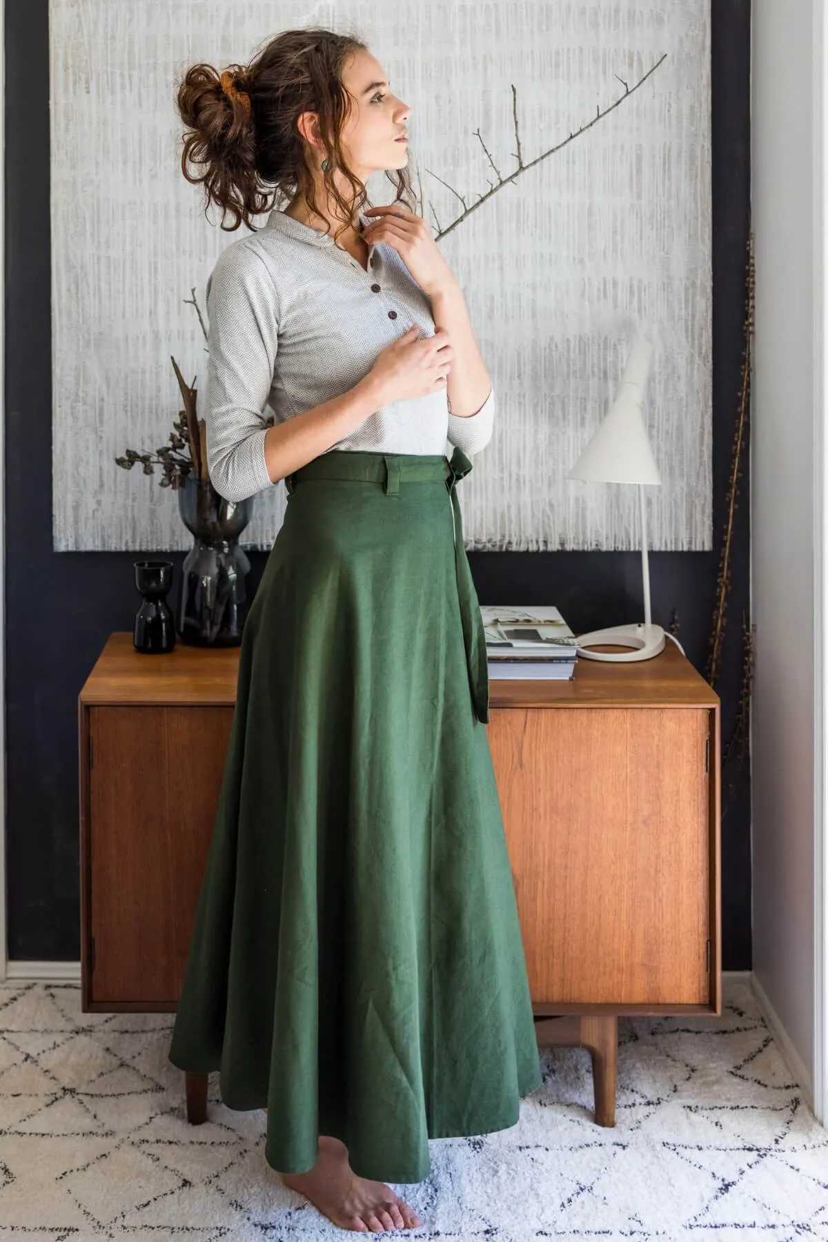 Wrap Skirt - Green