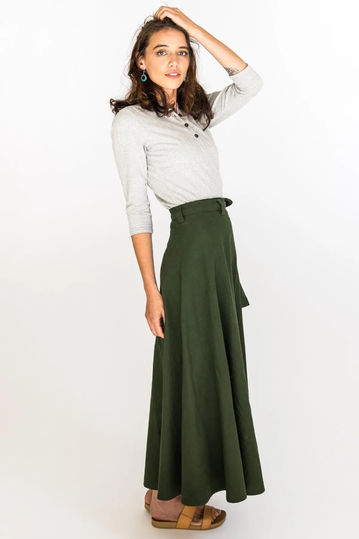 Wrap Skirt - Green