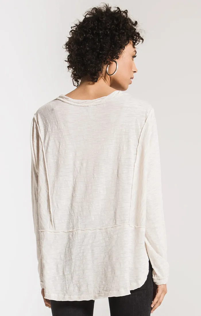 Z Supply Airy Slub long sleeve top ZT 193861